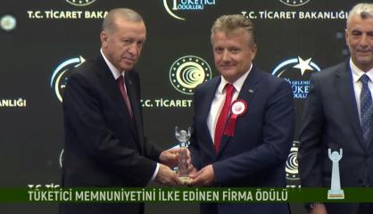 Tüketici Memnuniyetini İlke Edinen Firma Ödülü